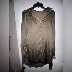 Zara Olive Green Blouse